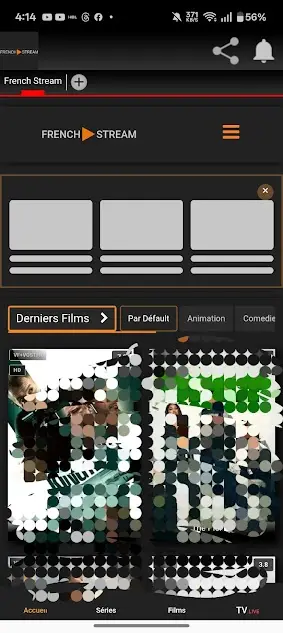 Screenshot of French Stream Android